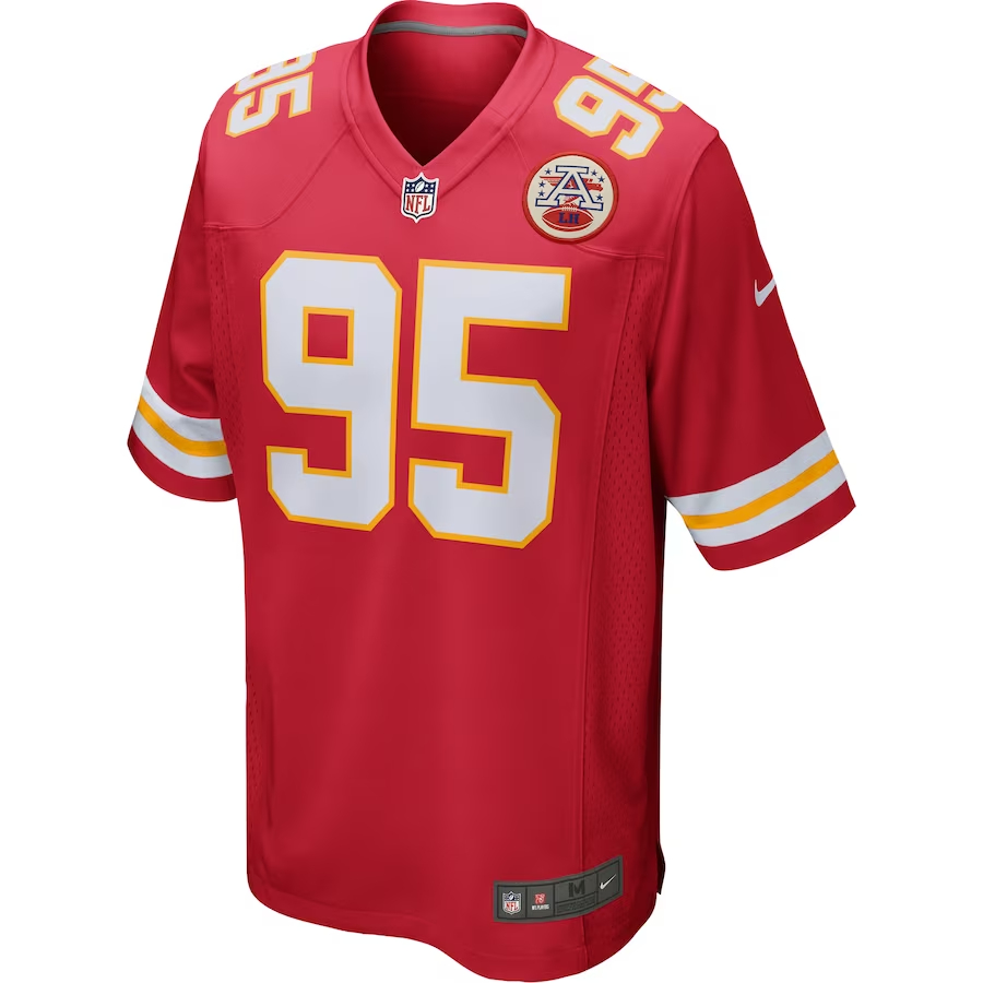 Nike Chris Jones Kansas City Chiefs Red Game Jersey