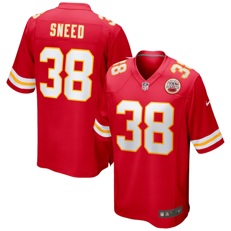Nike L'Jarius Sneed Kansas City Chiefs Red Game Jersey