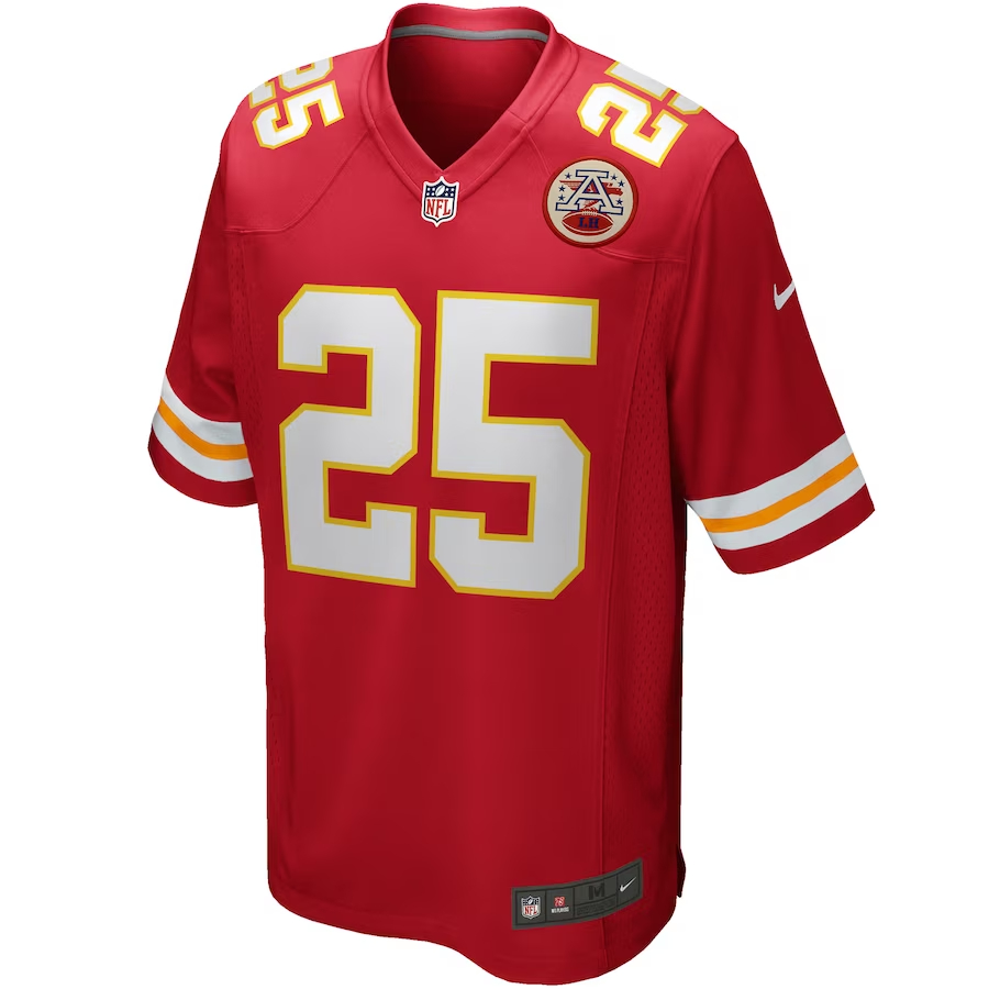 Nike Clyde Edwards-Helaire Kansas City Chiefs Red Player Game Jersey