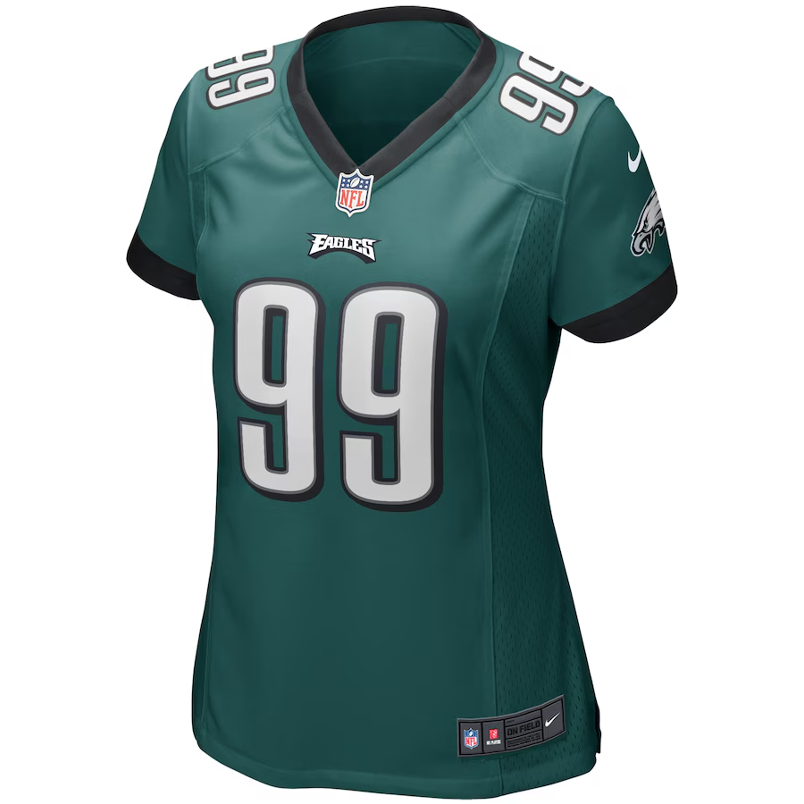 Nike Jerome Brown Philadelphia Eagles Women's Midnight Green Game Retired Player Jersey
