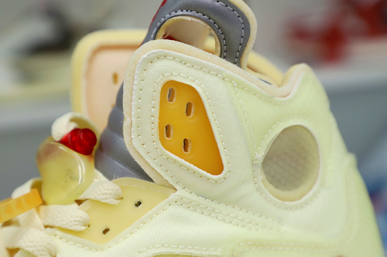 AIR JORDAN OFF-WHITE X AIR JORDAN 5 RETRO SP PS 'SAIL'