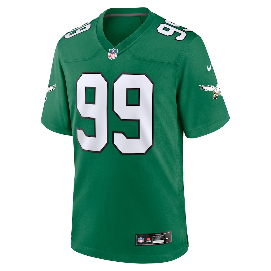 Nike Jerome Brown Philadelphia Eagles Kelly Green Alternate Game Jersey