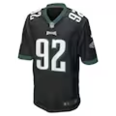 Nike Reggie White Philadelphia Eagles Black Retired Player Alternate Game Jersey