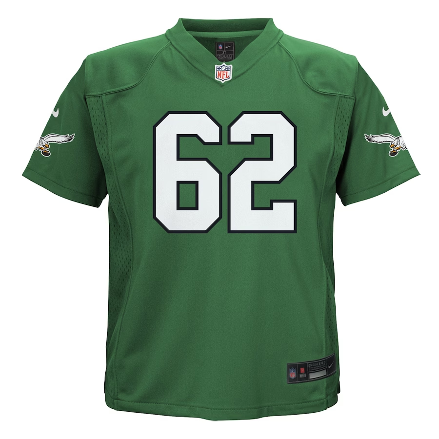 Nike Jason Kelce Philadelphia Eagles Toddler Kelly Green Alternate Gam