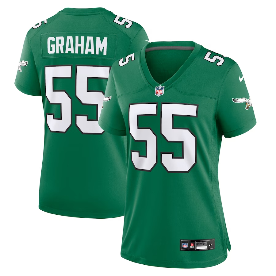 Nike Brandon Graham Philadelphia Eagles Women's Kelly Green Alternate Game Jersey