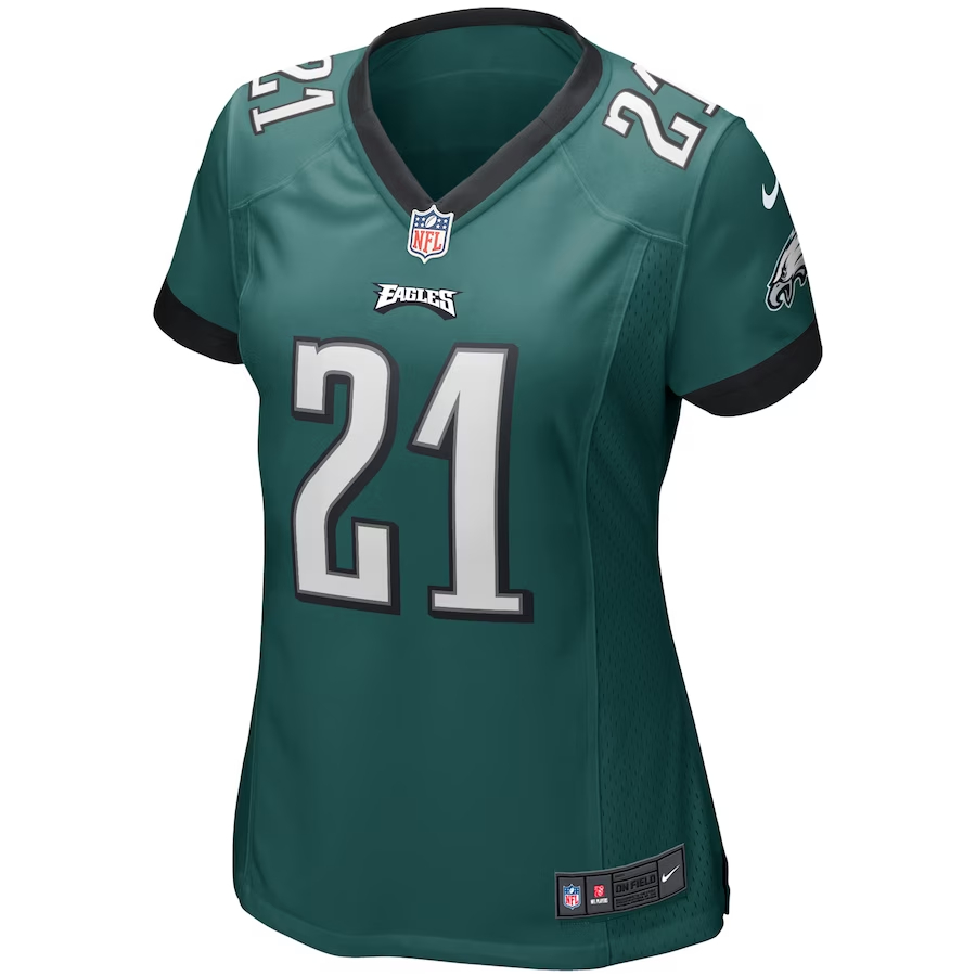 Nike Eric Allen Philadelphia Eagles Women's Midnight Green Game Retired Player Jersey