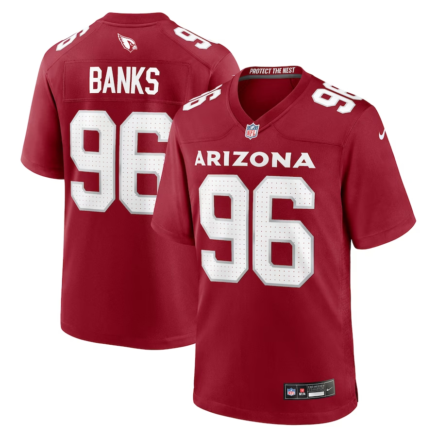 Nike Eric Banks Arizona Cardinals Cardinal Game Jersey