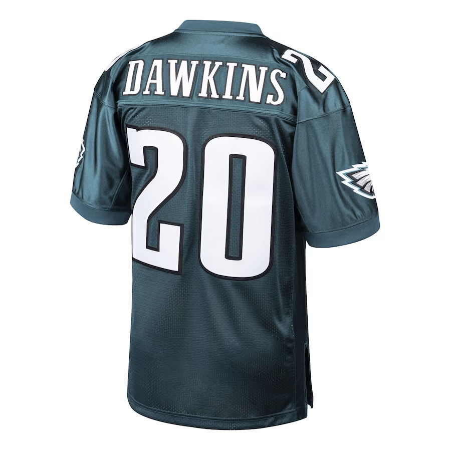 Mitchell & Ness Brian Dawkins Philadelphia Eagles 1996 Green Authentic Throwback Retired Player Jersey