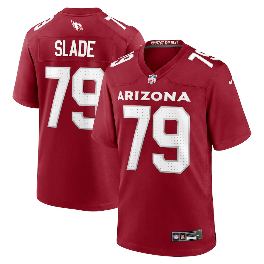 Nike Jacob Slade Arizona Cardinals Cardinal Game Jersey