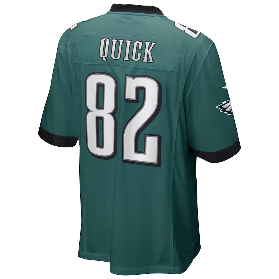 Nike Mike Quick Philadelphia Eagles Midnight Green Game Retired Player Jersey