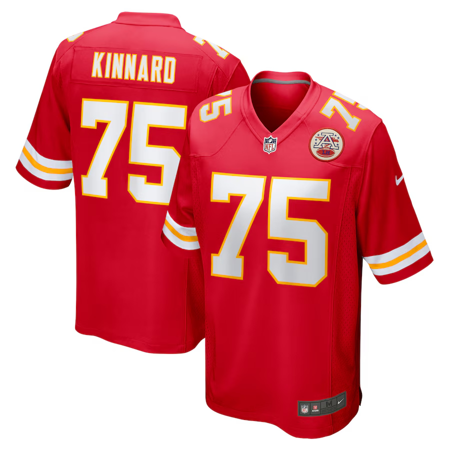Nike Darian Kinnard Kansas City Chiefs Red Game Player Jersey