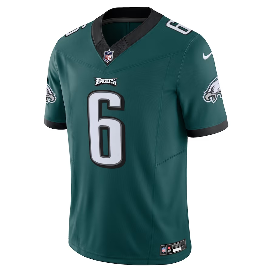 Nike DeVonta Smith Philadelphia Eagles Green Vapor F.U.S.E. Limited Jersey
