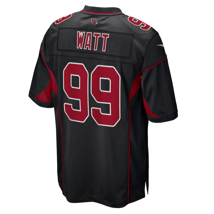 Nike J.J. Watt Arizona Cardinals Black 2nd Alternate Game Jersey