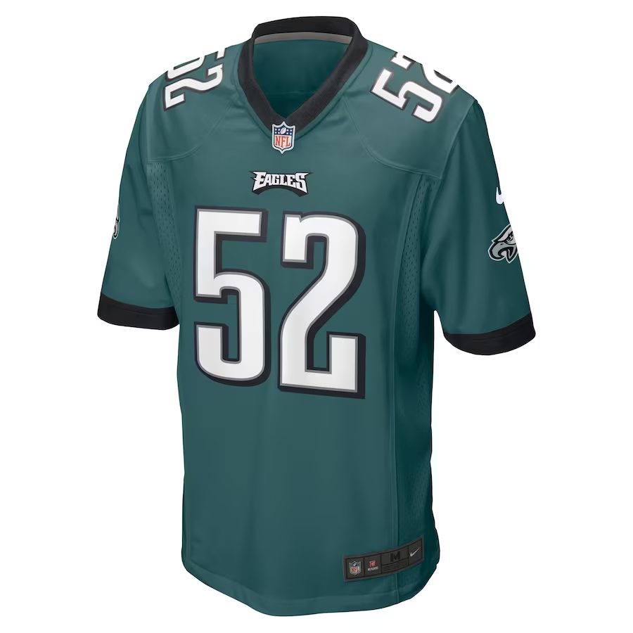 Nike Zach Cunningham Philadelphia Eagles Midnight Green Team Game Jersey