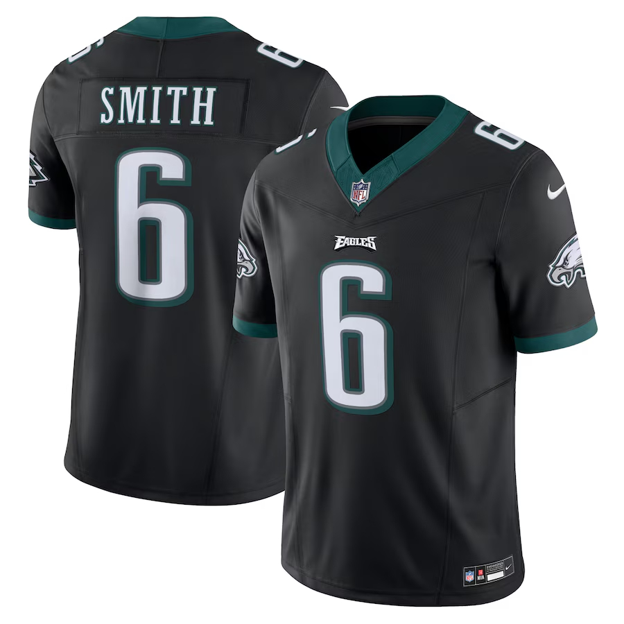 Nike DeVonta Smith Philadelphia Eagles Black Vapor F.U.S.E. Limited Jersey