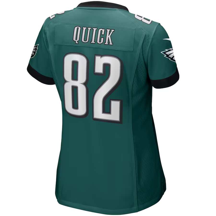Nike Mike Quick Philadelphia Eagles Women's Midnight Green Game Retired Player Jersey
