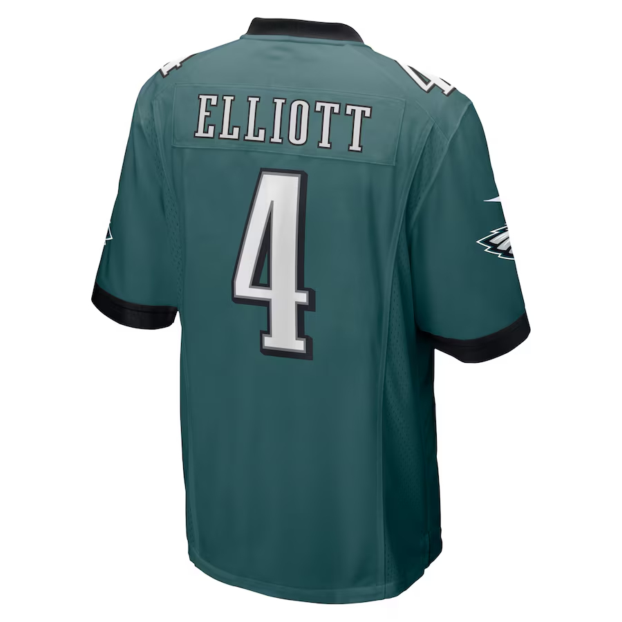 Nike Jake Elliott Philadelphia Eagles Midnight Green Game Jersey