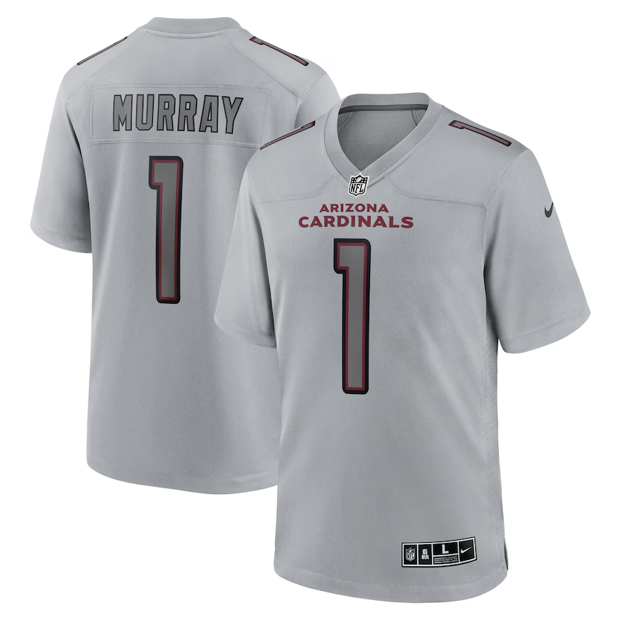 Nike Kyler Murray Arizona Cardinals Gray Atmosphere Fashion Game Jersey