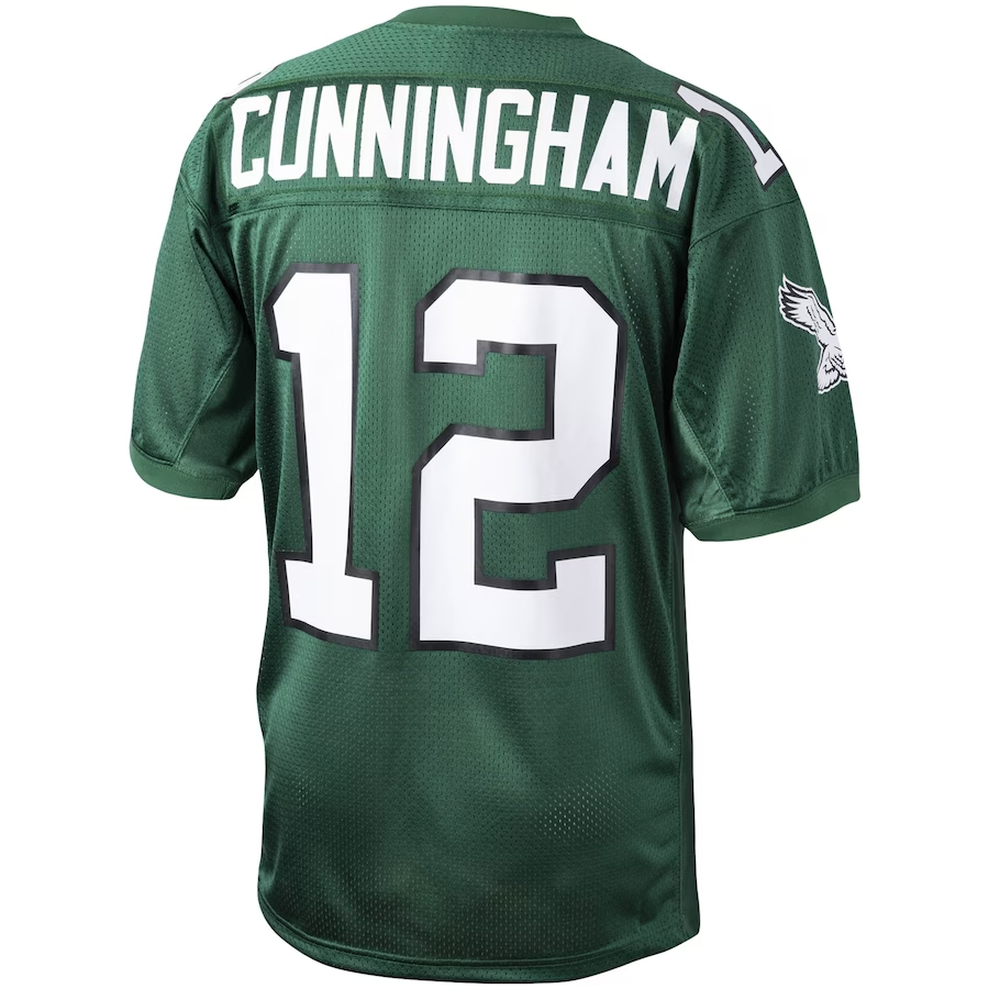 Mitchell & Ness Randall Cunningham Philadelphia Eagles 1992 Green Authentic Throwback Retired Player Jersey