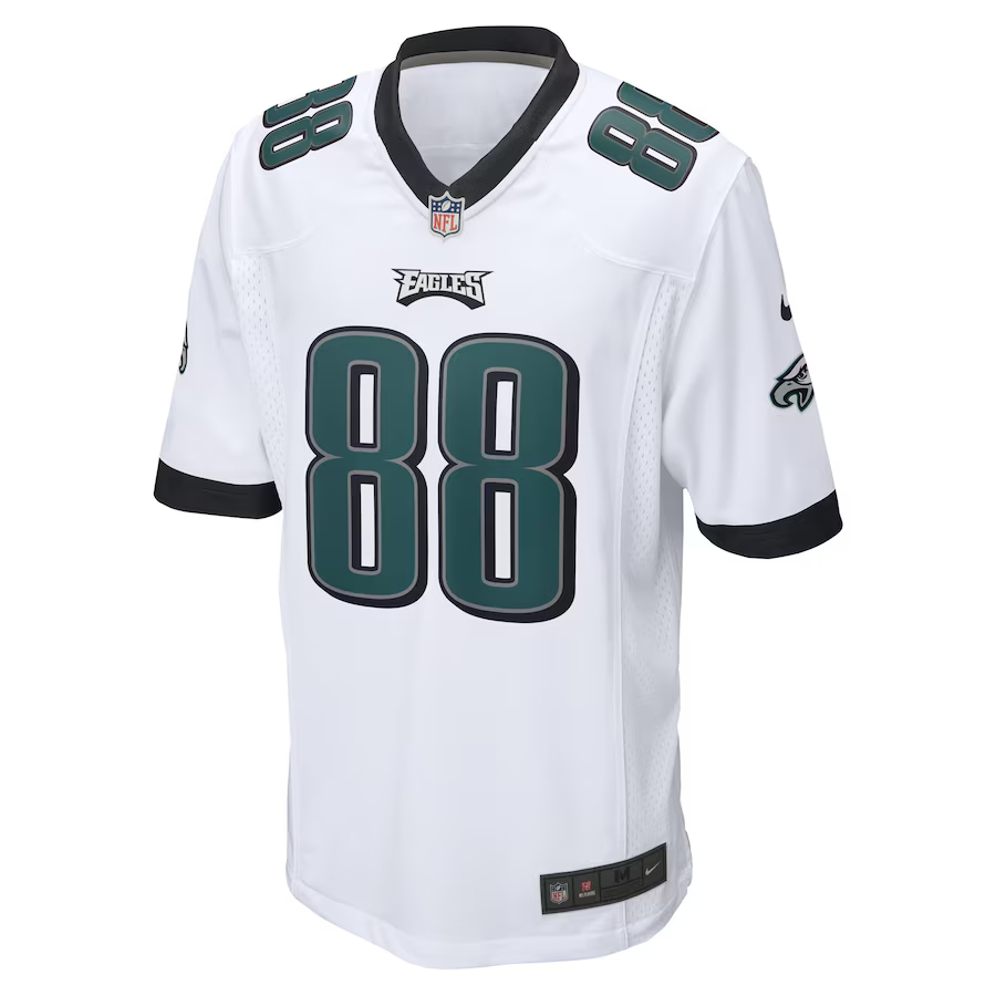 Nike Dallas Goedert Philadelphia Eagles White Game Player Jersey