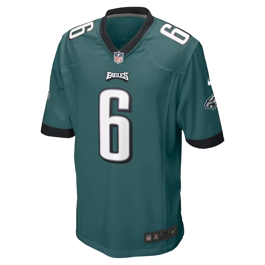 Nike DeVonta Smith Philadelphia Eagles Youth Green Game Jersey