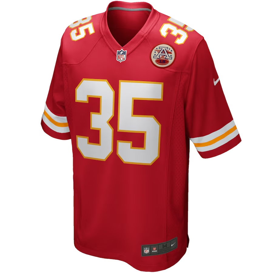 Nike Christian Okoye Kansas City Chiefs Red Game Retired Player Jersey 1