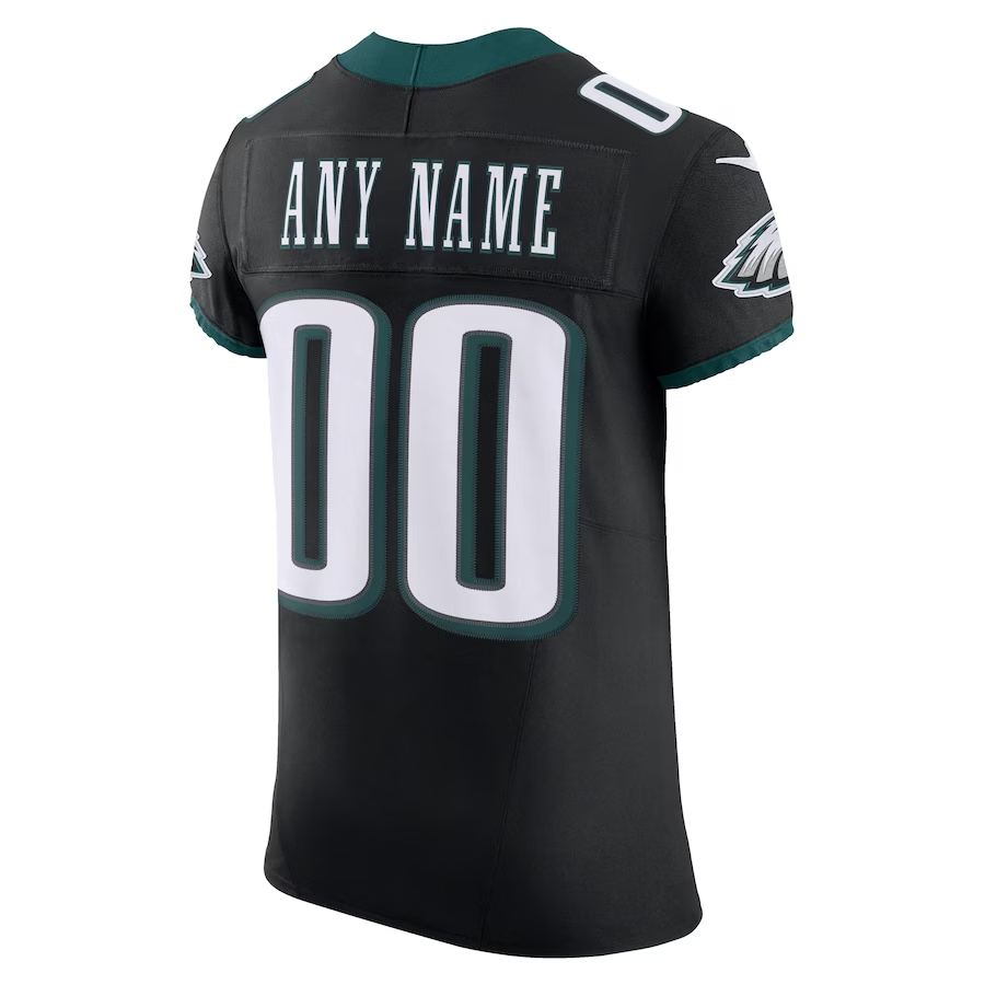 Nike Philadelphia Eagles Black Alternate Vapor F.U.S.E. Elite Custom Jerse