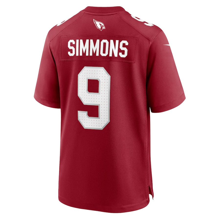 Nike Isaiah Simmons Arizona Cardinals Cardinal Game Player Jersey
