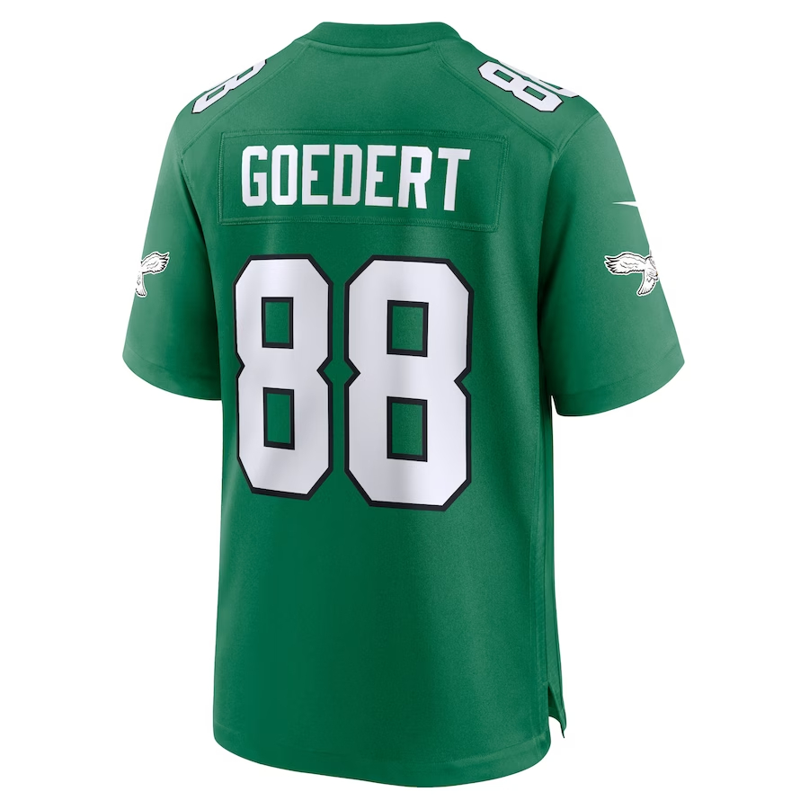 Nike Dallas Goedert Philadelphia Eagles Kelly Green Alternate Game Player Jersey