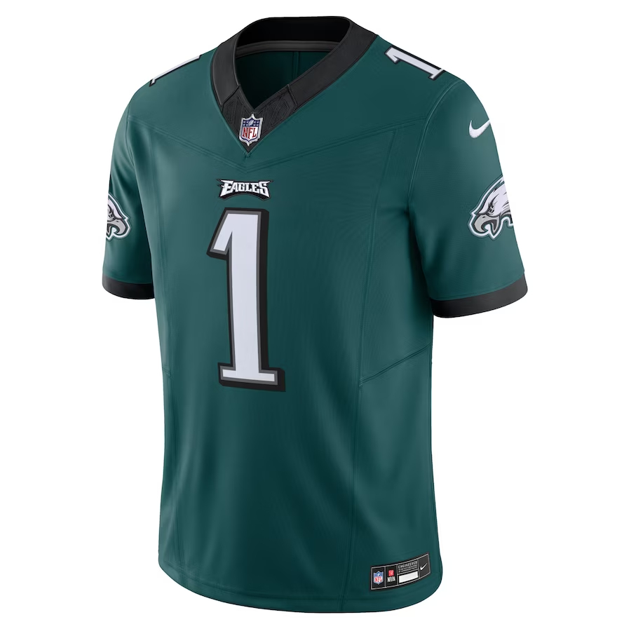 Nike Jalen Hurts Philadelphia Eagles Green Vapor F.U.S.E. Limited Jersey