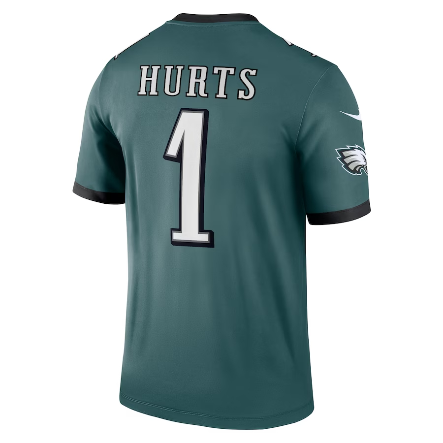 Nike Jalen Hurts Philadelphia Eagles Midnight Green Legend Jersey