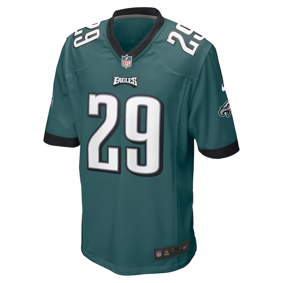 Nike Avonte Maddox Philadelphia Eagles Midnight Green Game Jersey