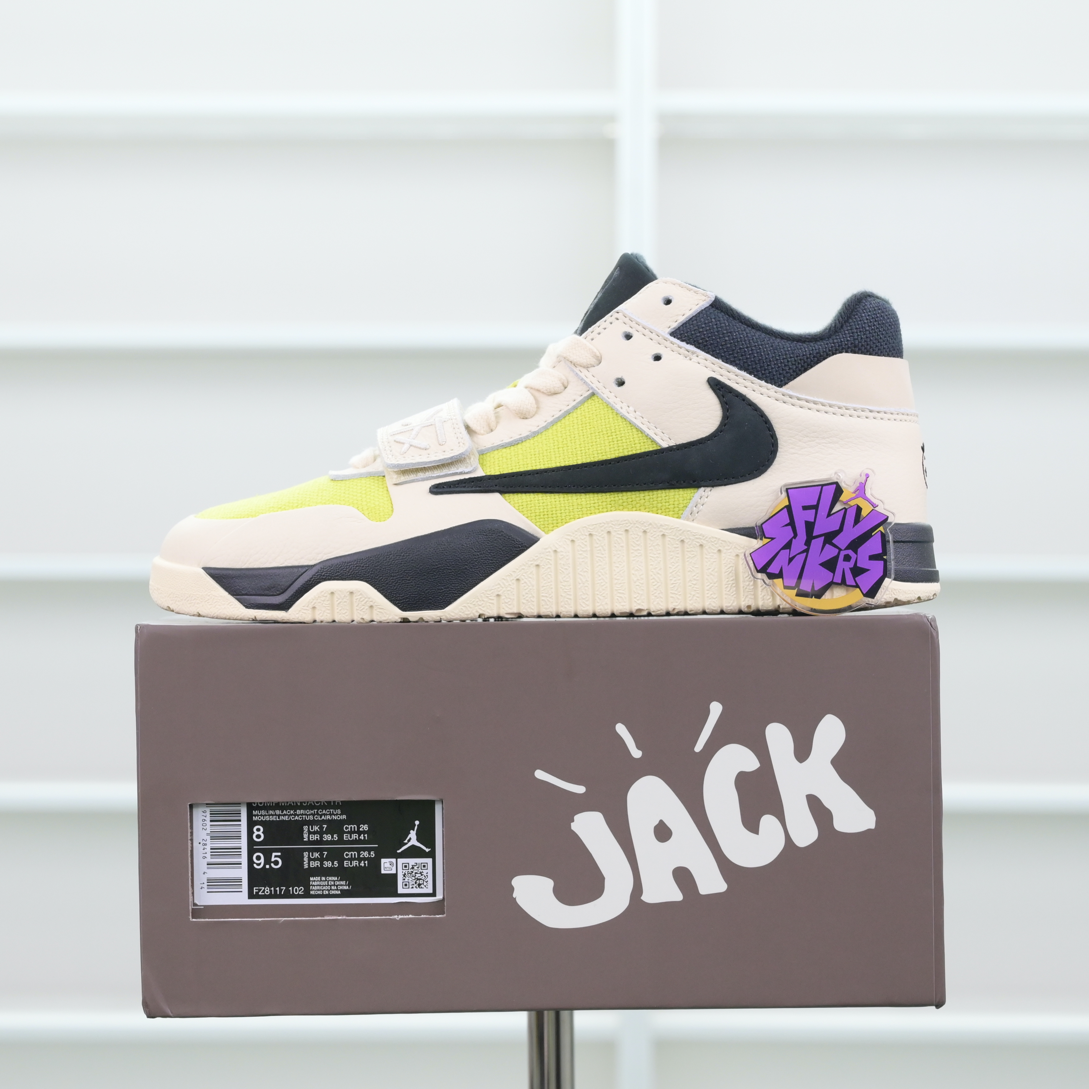 Travis Scottx Jordan Jumpman Jack TR“Bright Cactus” FZ8117-102