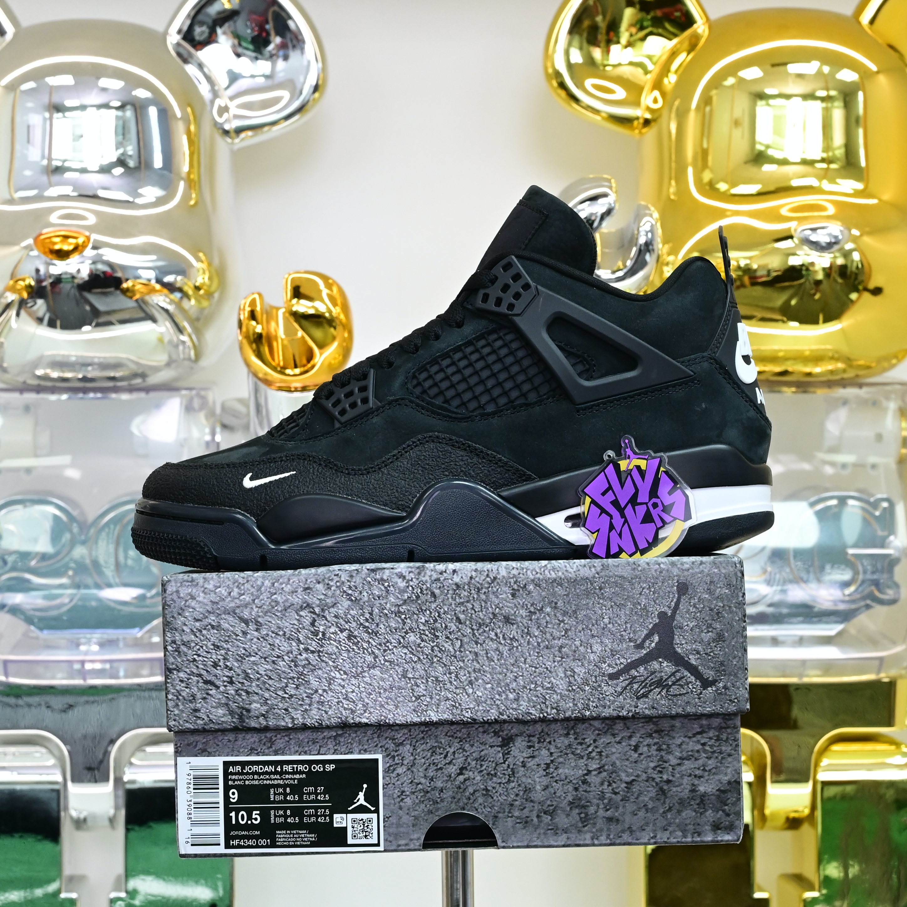 Nigel Sylvester x Air Jordan 4 OG Black