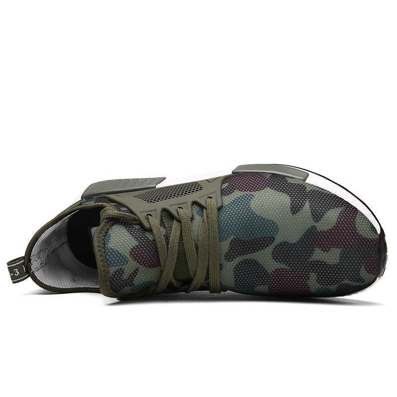 Breathable Casual Shoes Breathable Fashion Lace Up Mens Mesh Flats