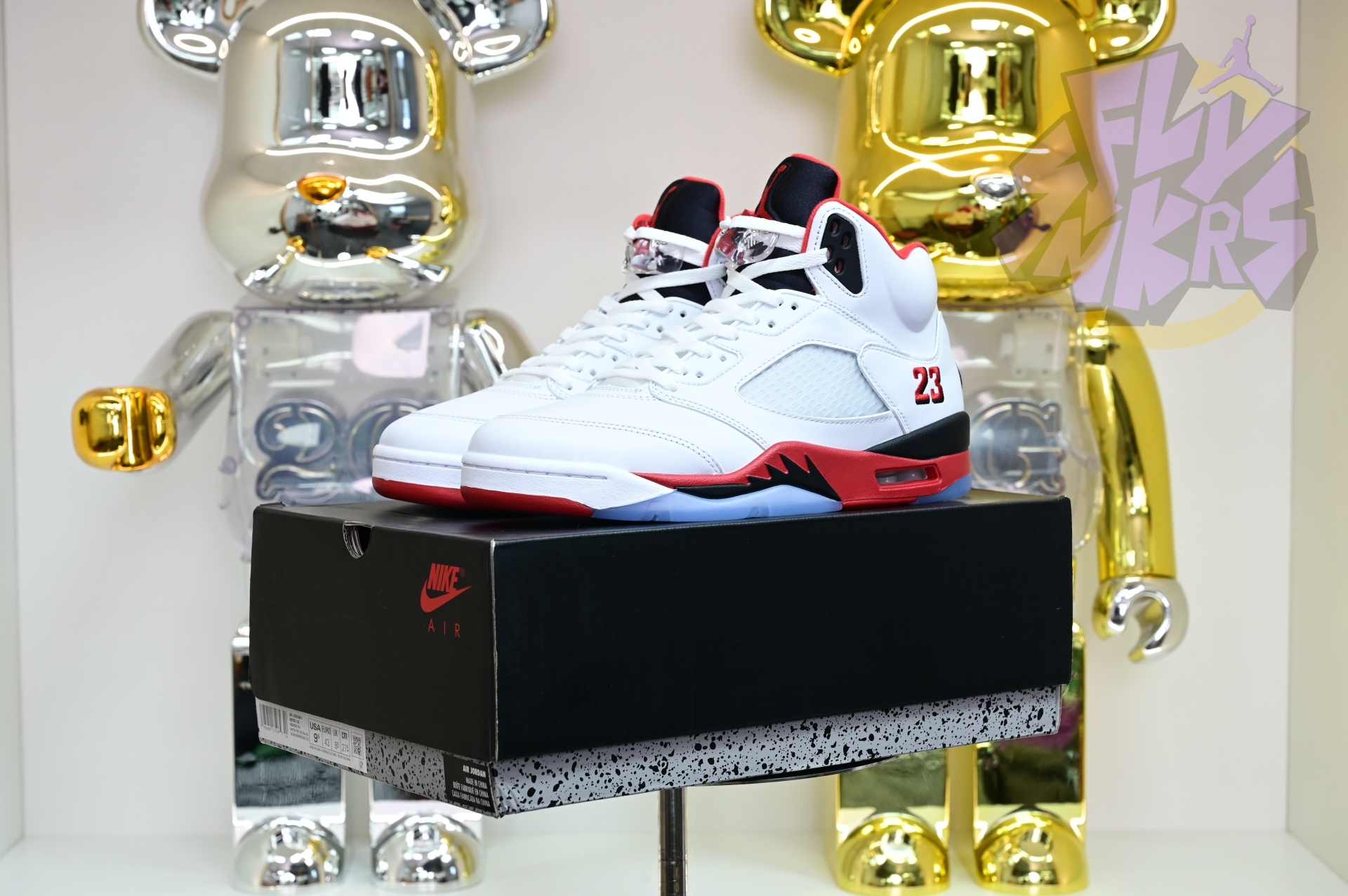 Air Jordan 5 Fire Red“Black Tongue”  HQ7978-101