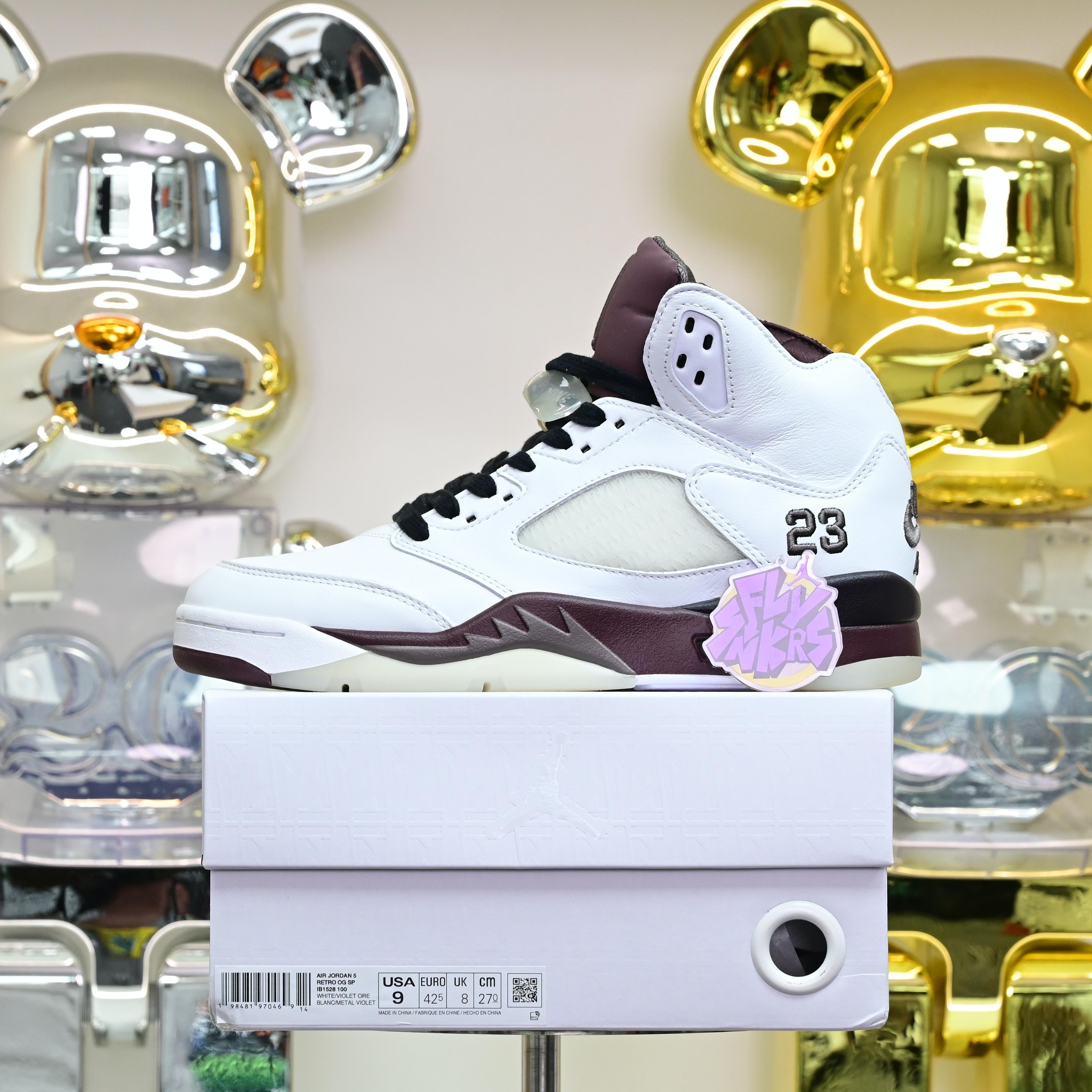 A Ma Maniére x  Air Jordan 5“Burgundy Crush” IB1528-100