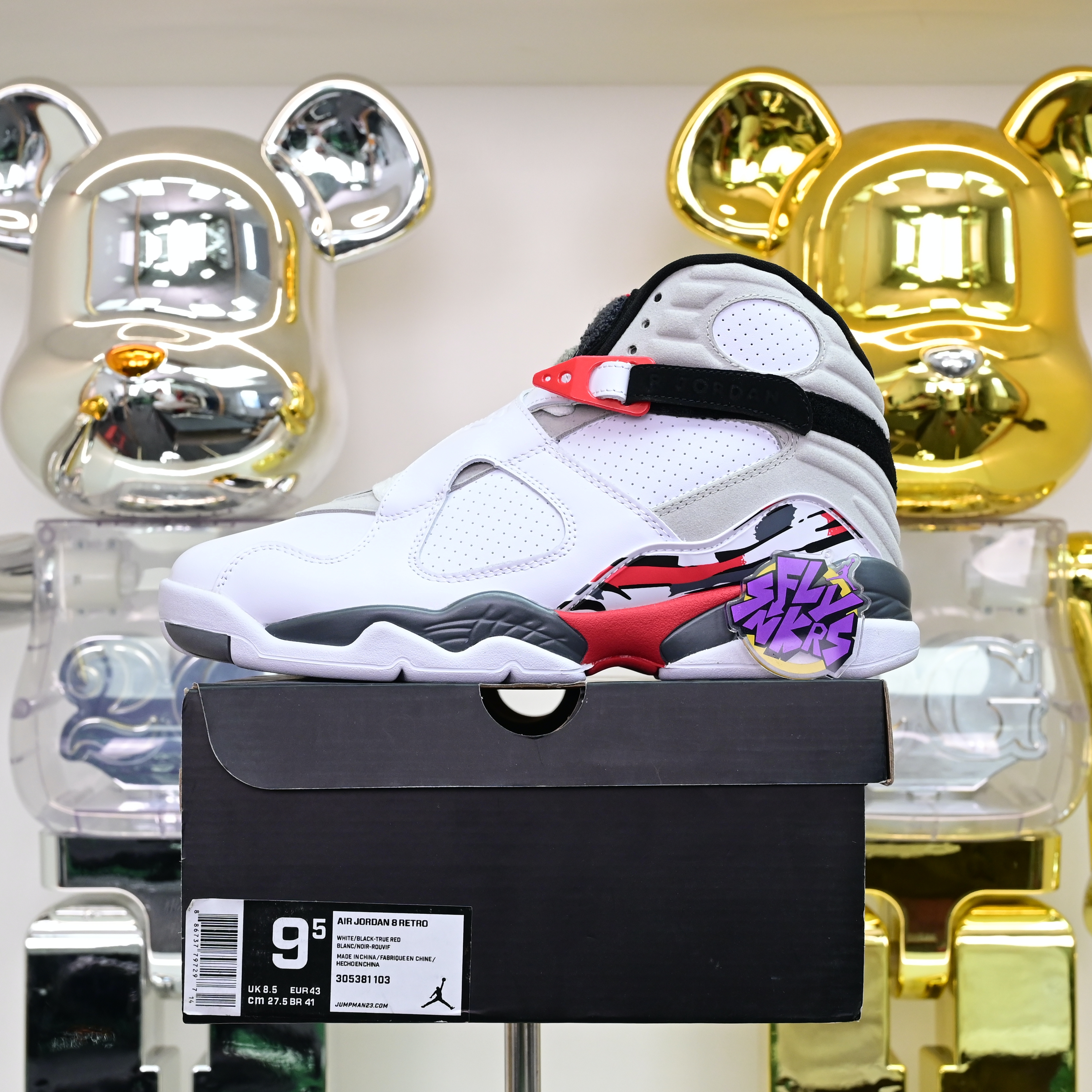 Air Jordan 8 Retro Bugs Bunny  305381-103