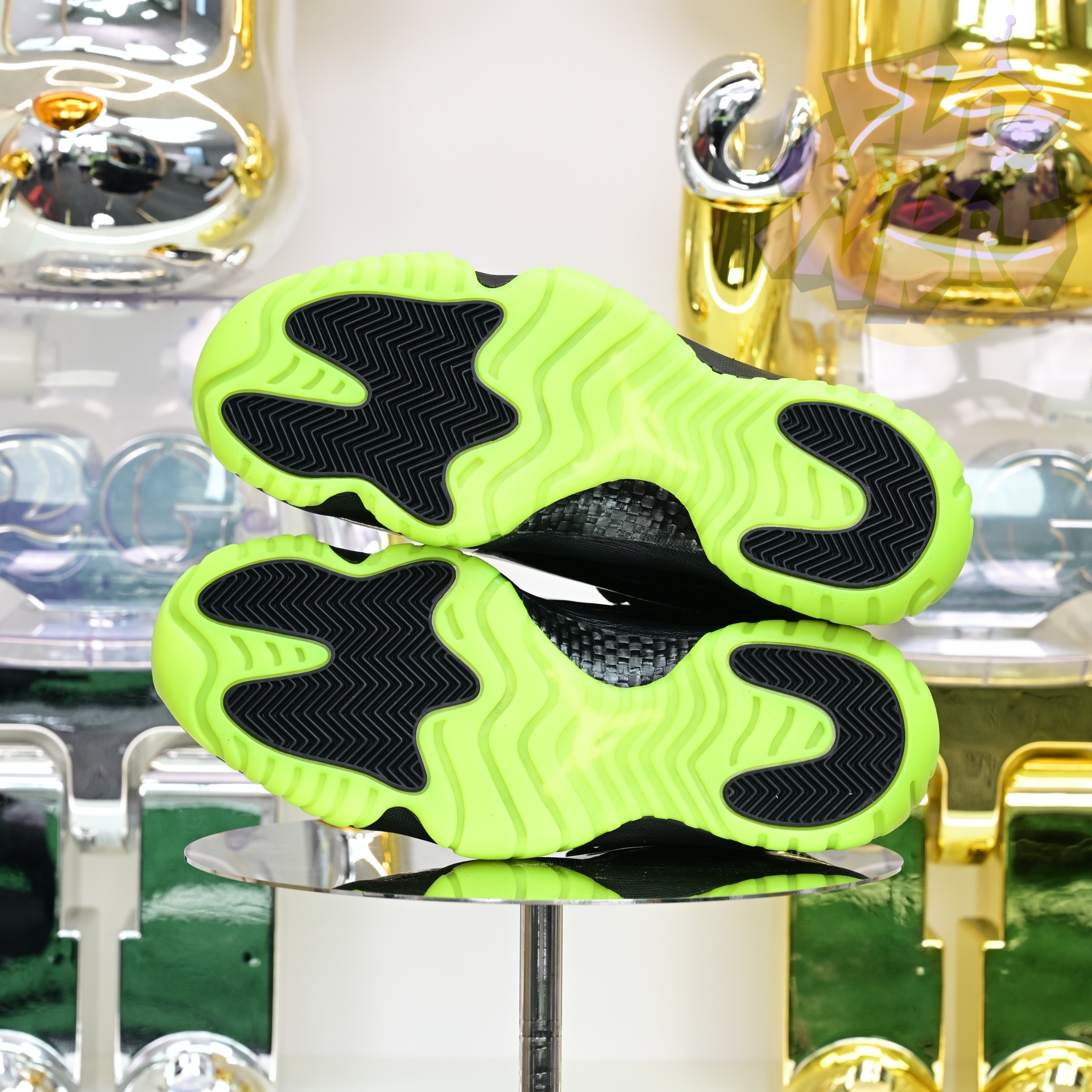 Air Jordan 11 GS Black/Barely Volt   CT8012-003