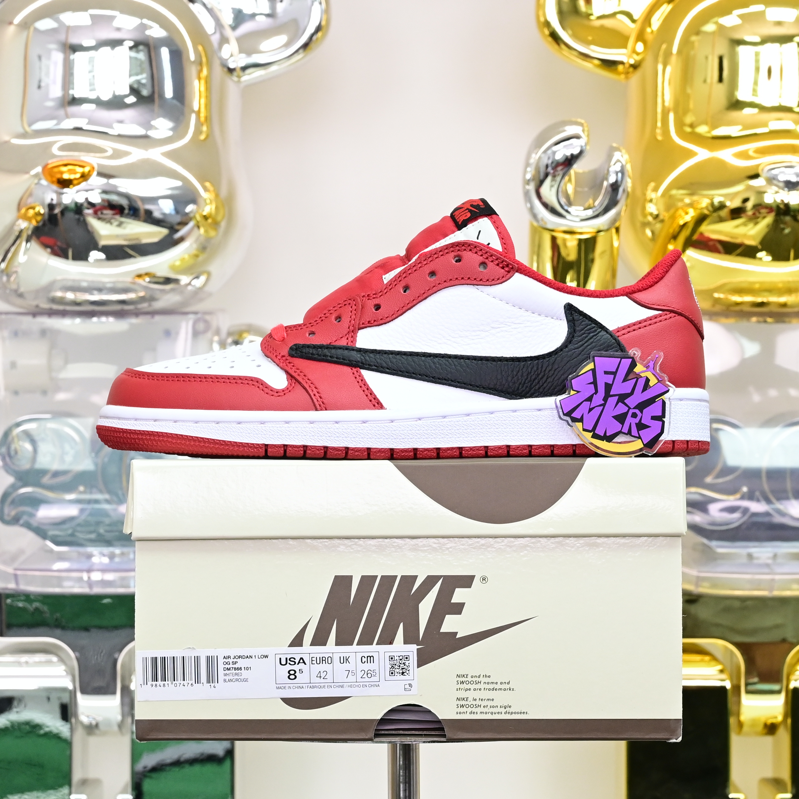 Travis Scott x Air Jordan 1  Low “Chicago”  DM7866-101