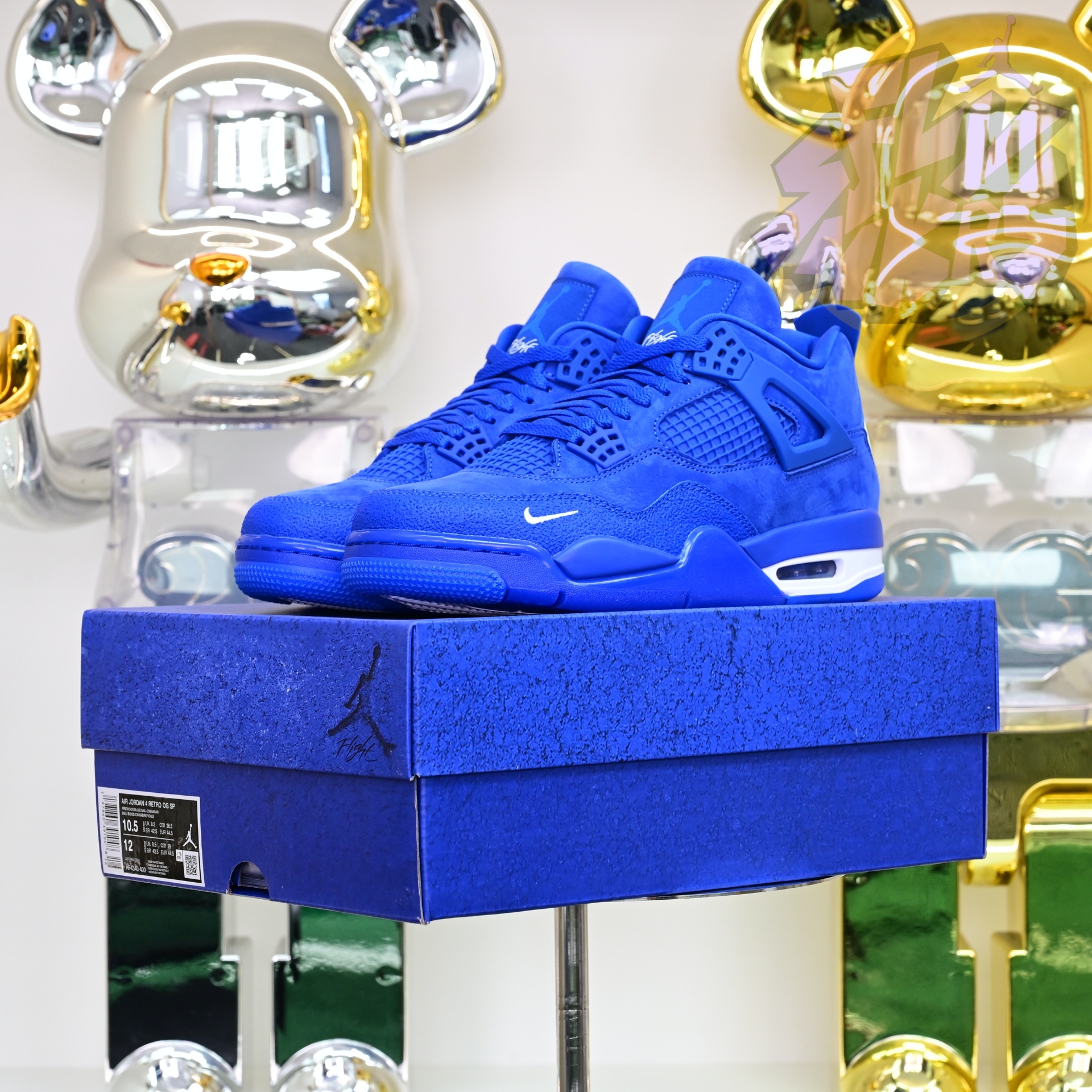 AIR JORDAN 4 RETRO OG SPIREWOOD BLUE SANL   HF4340-400