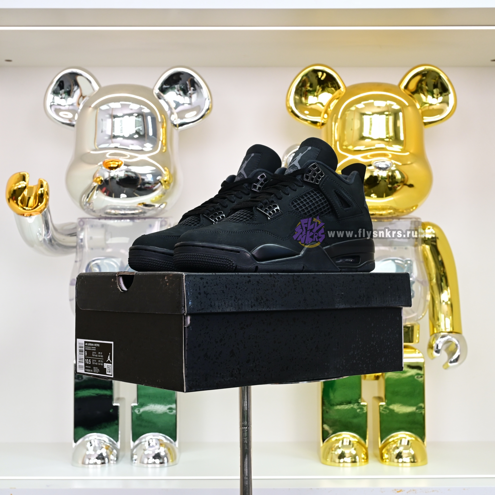 AIR JORDAN 4 RETRO 'BLACK CAT' 2025   FV5029-010