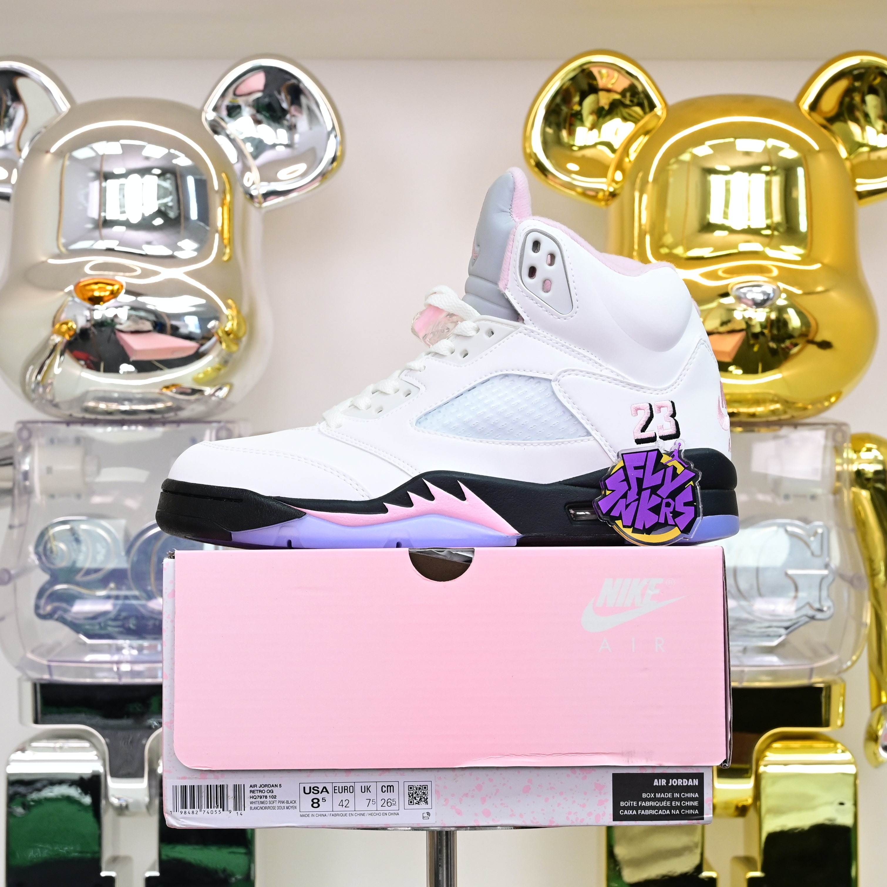 Air Jordan 5“Medium Soft Pink” HQ7978-102