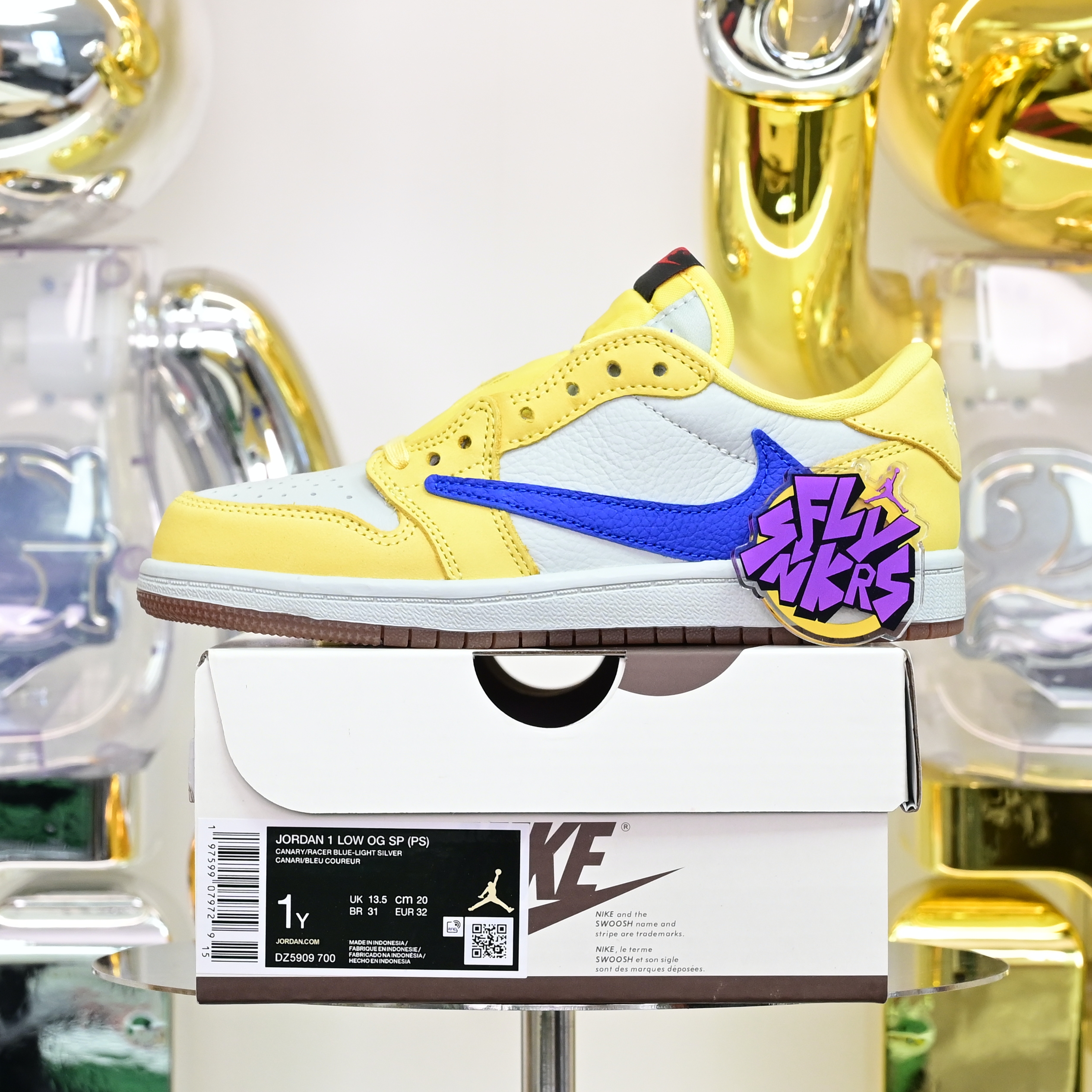 Kids Shoes Travis Scott x Air Jordan 1 Retro Low OG DZ5909-700