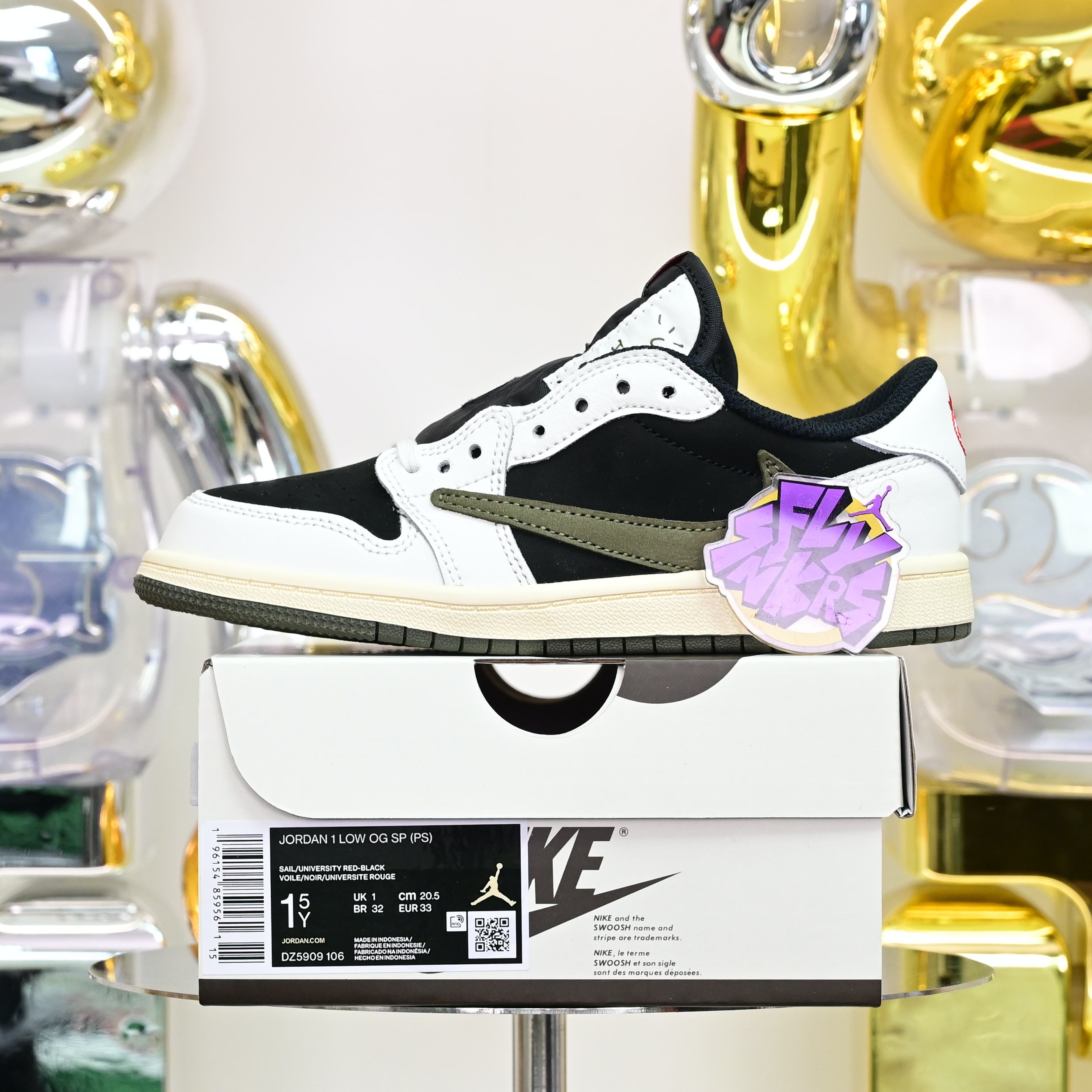 Kids Shoes Travis Scott x Air Jordan 1 Low OG