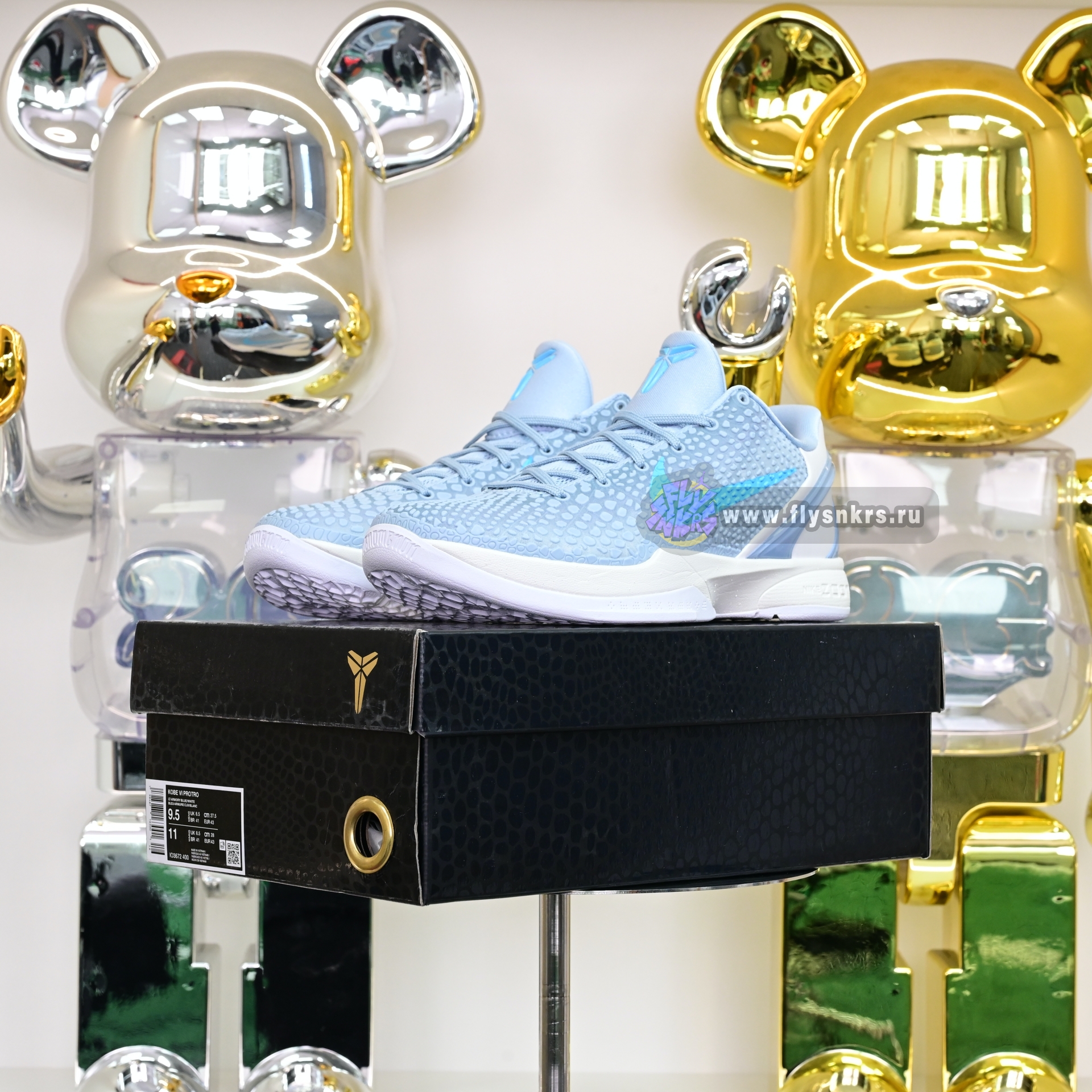 Caitin Clark Nike Kobe 6 EM IO3672-400  科比6 浅蓝 IO3672-400