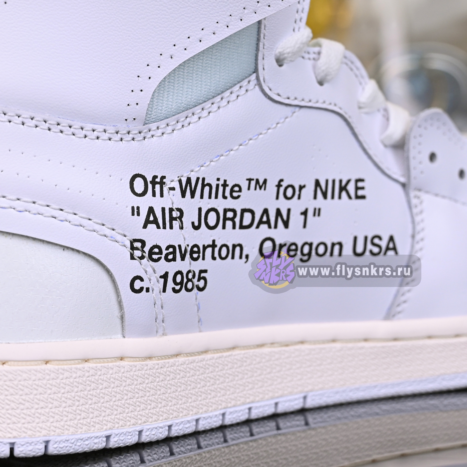 OFF-WHITE X AIR JORDAN 1 RETRO HIGH OG 'WHITE' 2018