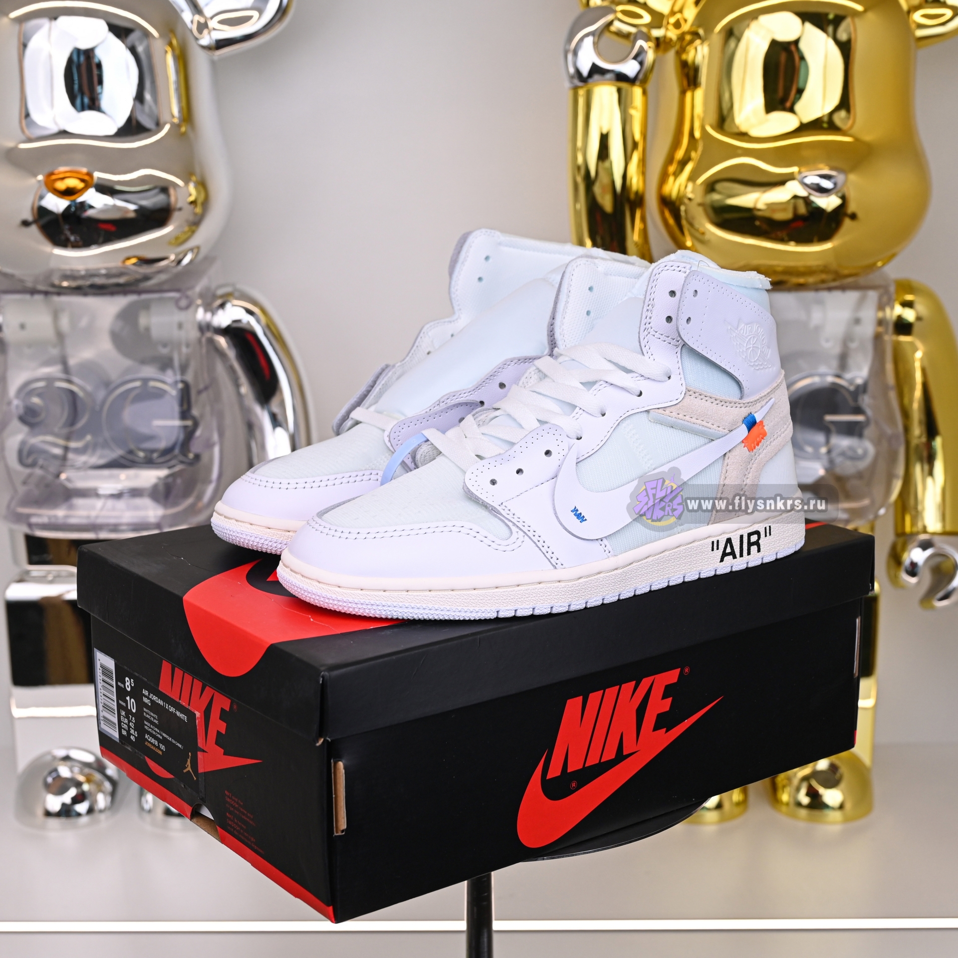 OFF-WHITE X AIR JORDAN 1 RETRO HIGH OG 'WHITE' 2018