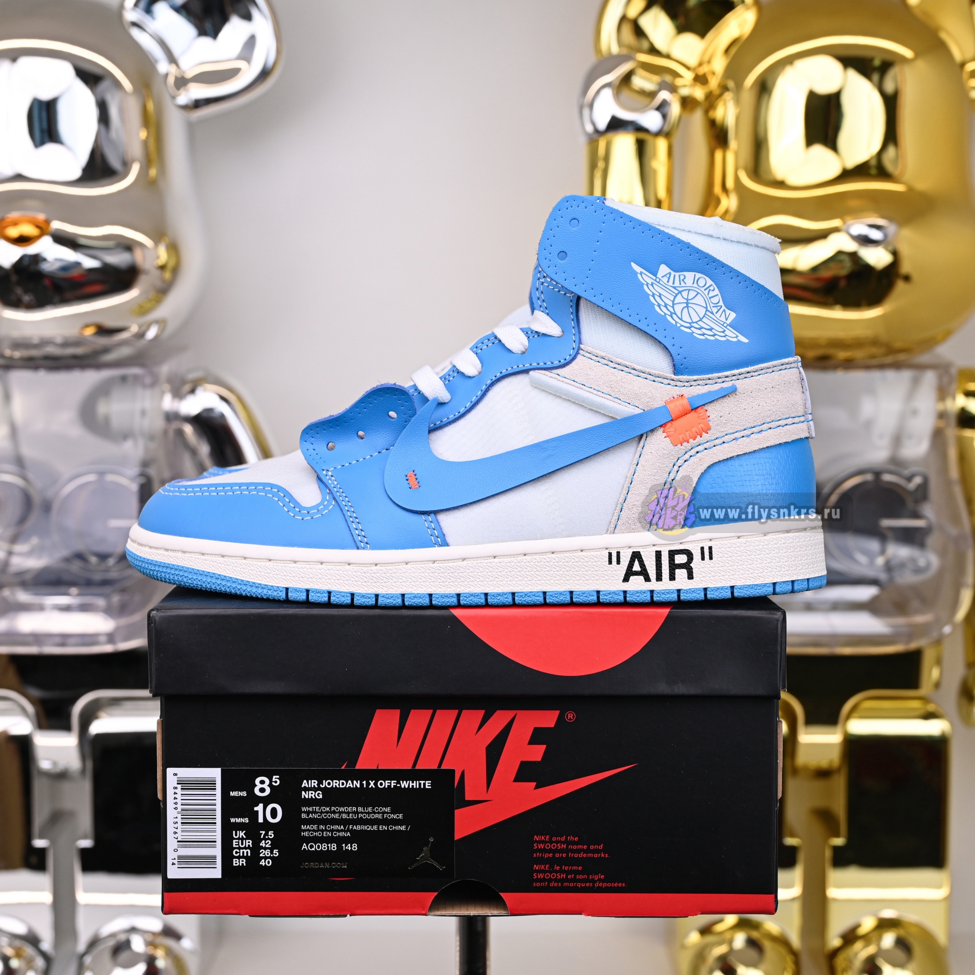 OFF-WHITE X AIR JORDAN 1 RETRO HIGH OG 'UNC'