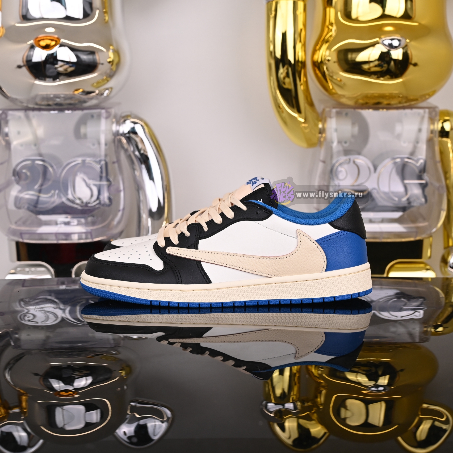 FRAGMENT DESIGN X TRAVIS SCOTT X AIR JORDAN 1 LOW DM7866-140